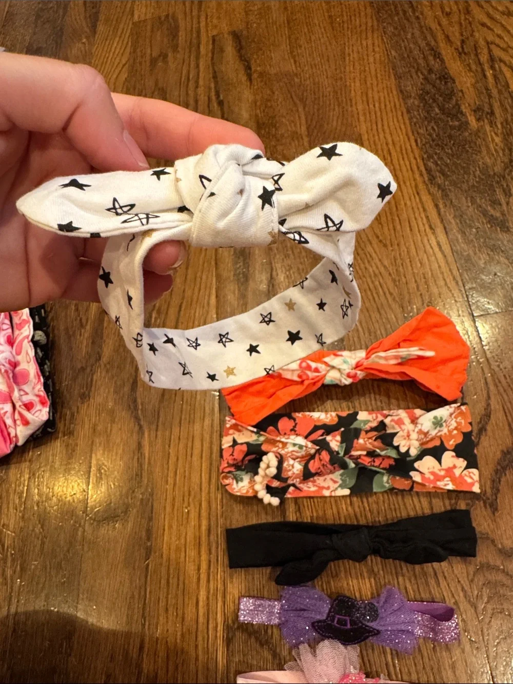 Baby Girl Stretch Headband Set in various colors and sizes